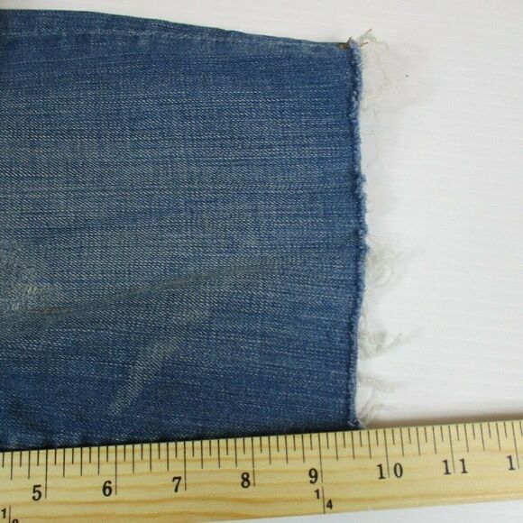 Blank NYC Jean Shorts Festival Y2K Frayed Hem Distressed Denim Women’s Size 25 - Picture 11 of 12